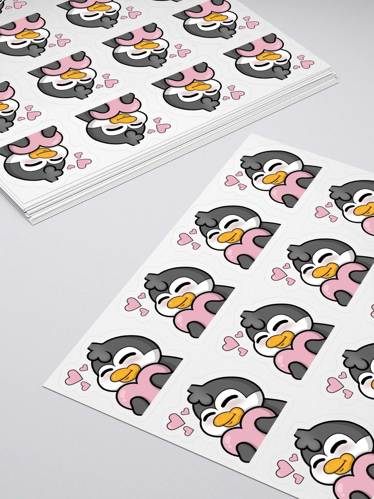 "Holding Heart" Lil' Guy - Mini Sticker Sheet product image (4)