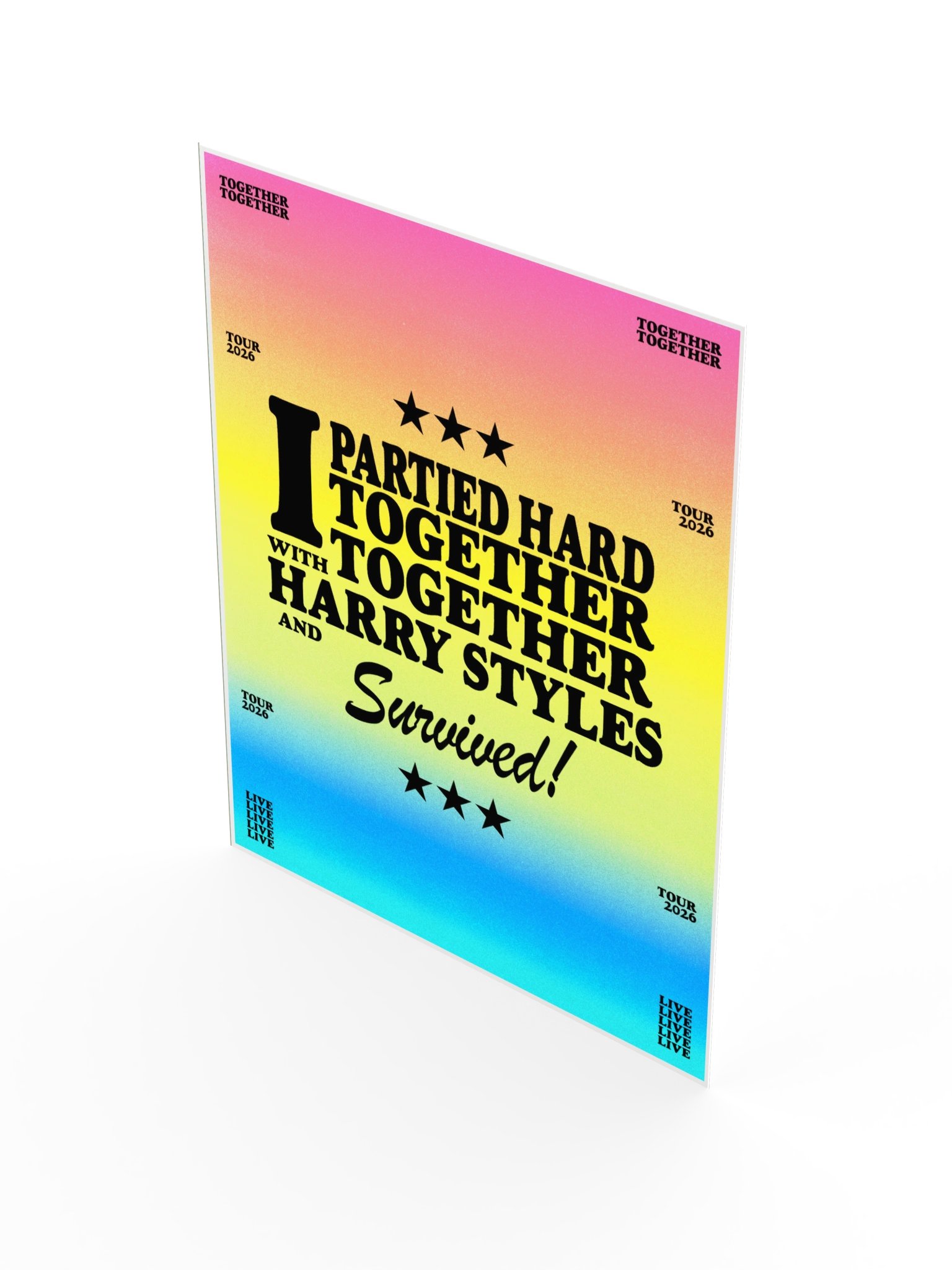 Partied Together Together Poster product image (3)