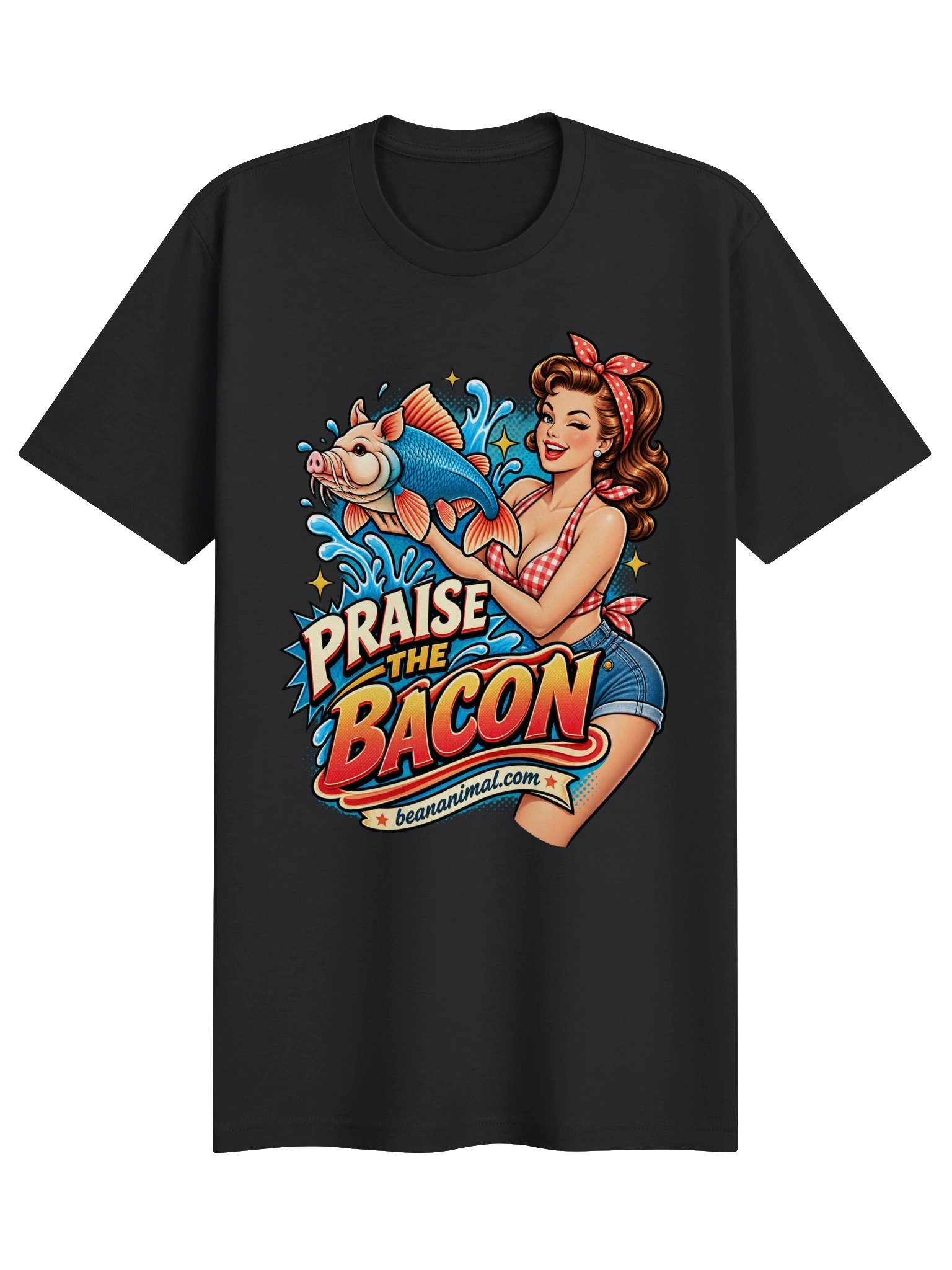 BeanAnimal Praise the Bacon Tee product image (1)