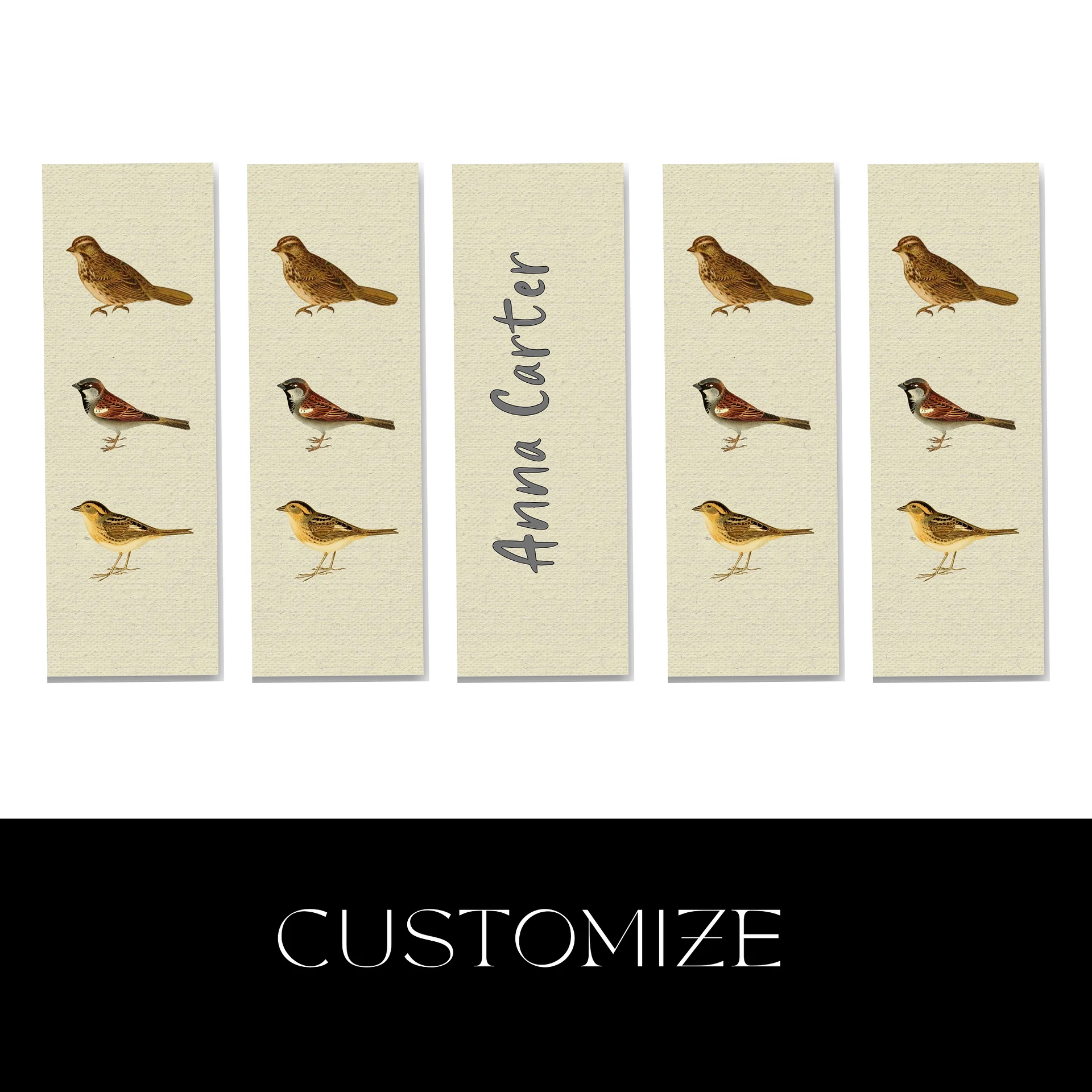 Sparrow Bookmark product image (3)