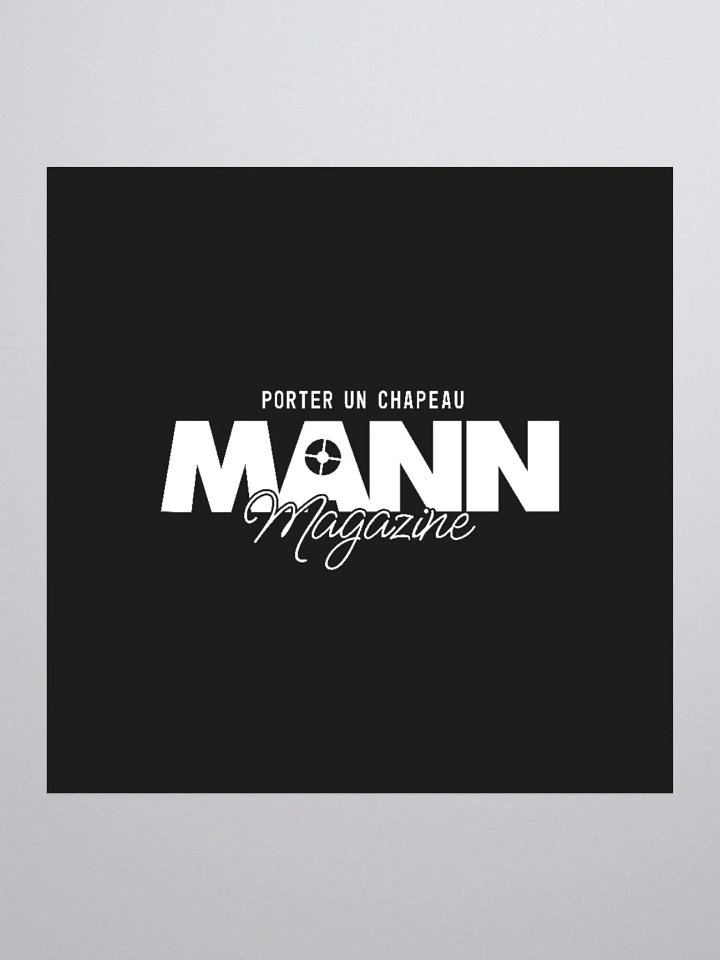 MANN Magazine Black Sticker product image (1)