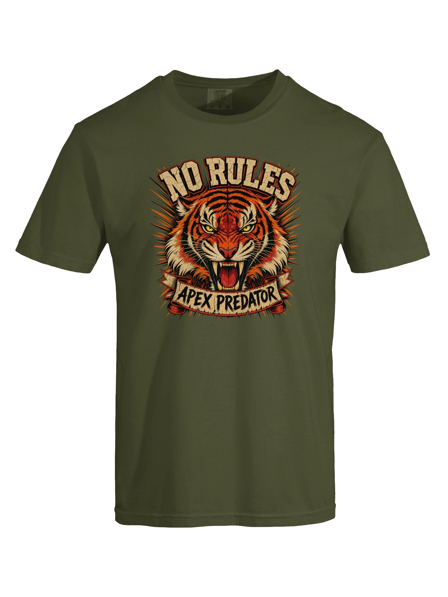 No Rules Apex Predator Tiger Graphic T-Shirt product image (7)