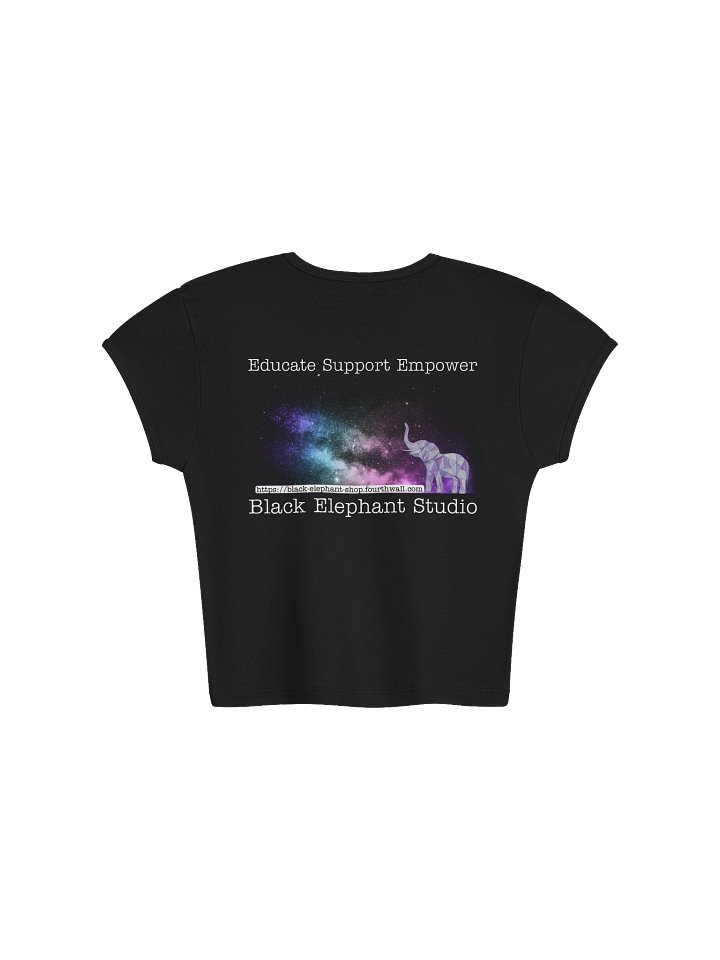 Create the Change-Privilege Butterfly Fitted Crop Top product image (2)
