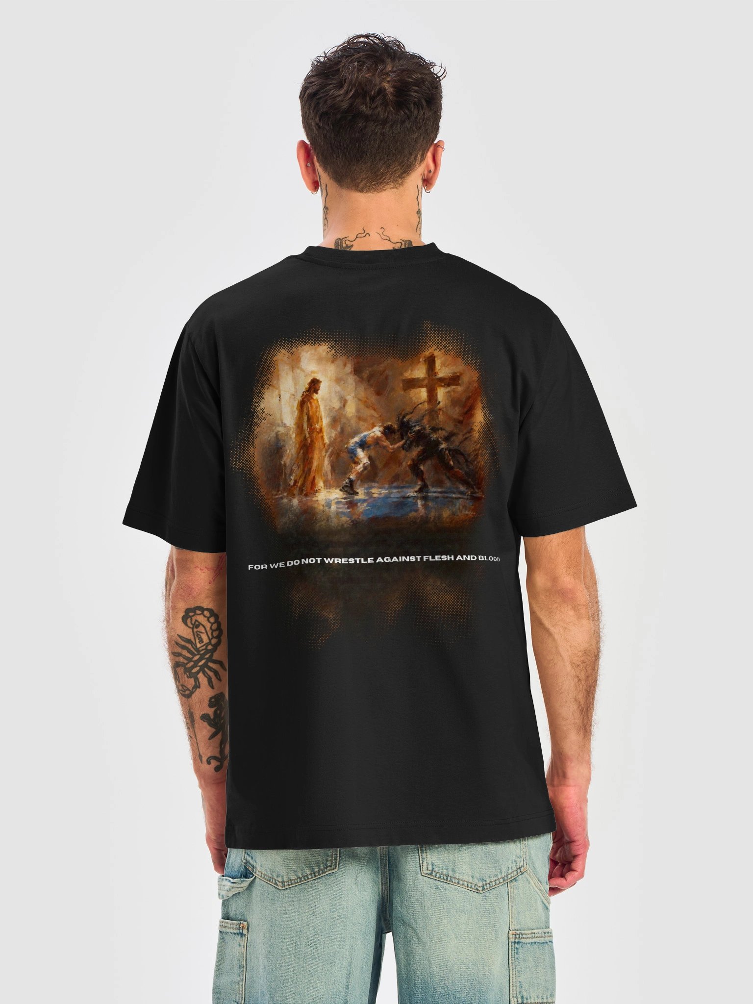 Ephesians 6.12-13 - heavy tee product image (2)