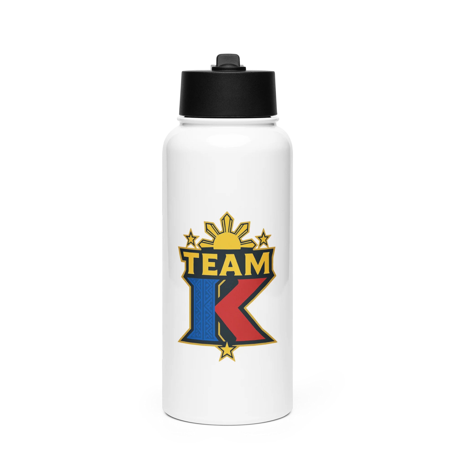 Team K Philippines Stainless Steel Water Bottle with a Straw Lid product image (1)