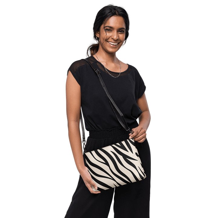 Zebra Wave All-Over Crossbody product image (1)