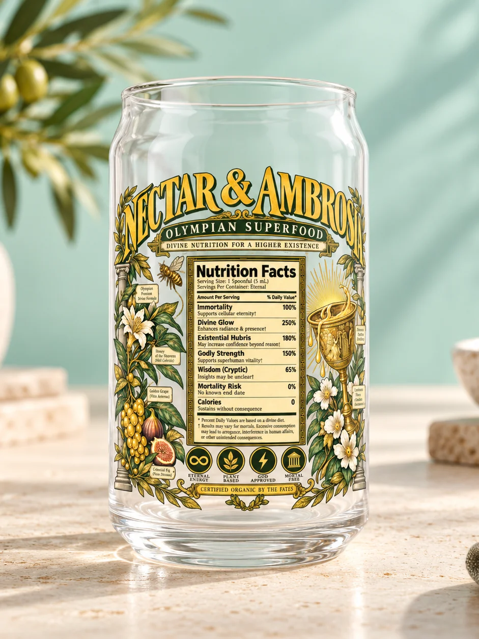 Nectar & Ambrosia Olympian Superfood Can Glass product image (2)