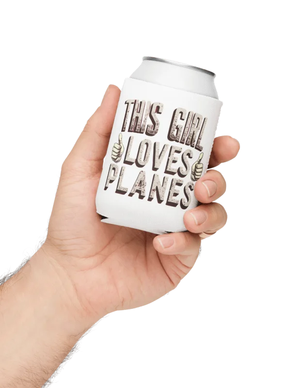 Vintage Plane Lover Can Cooler product image (4)