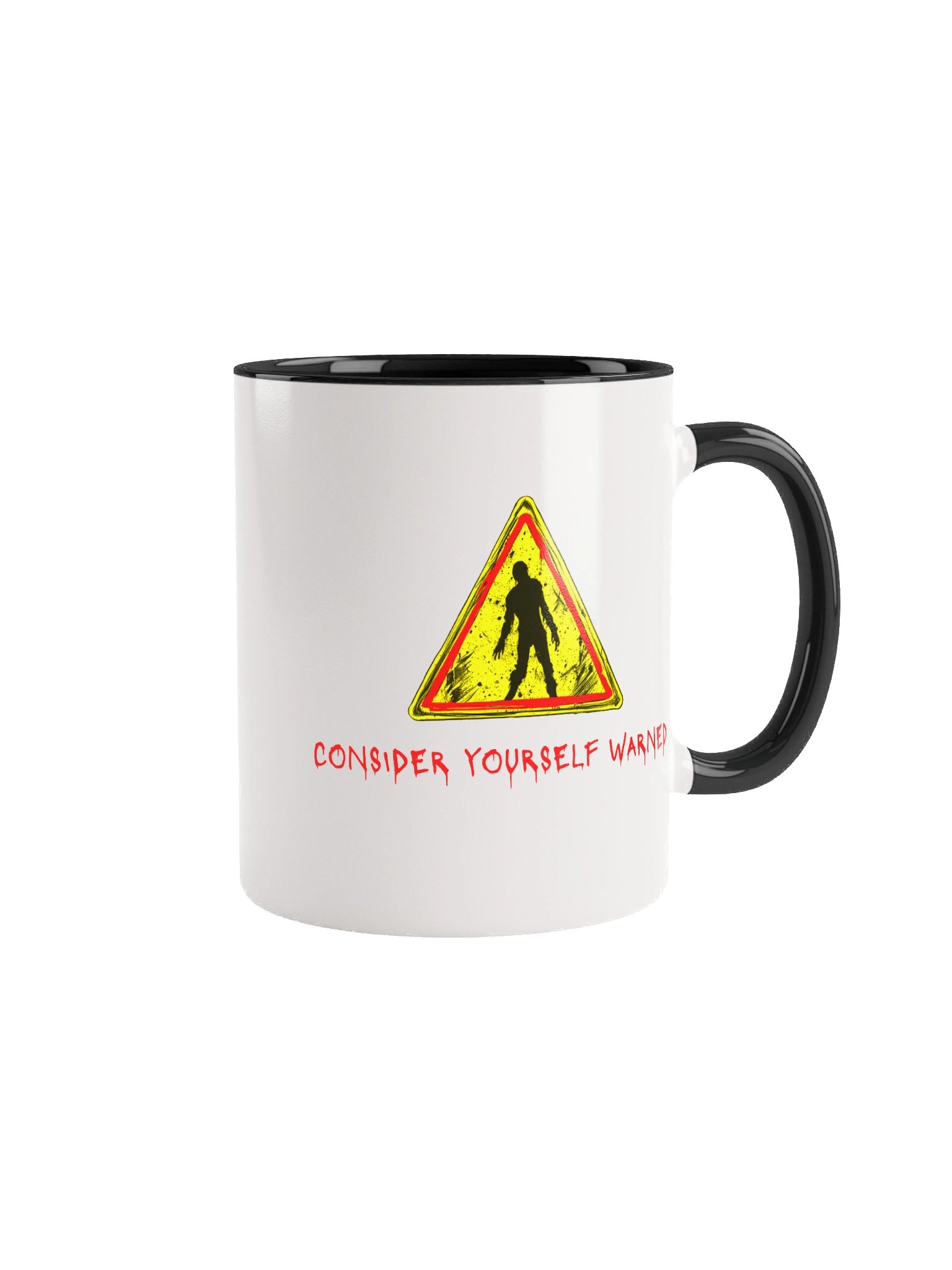 Zombie Brand Warning Mug product image (1)