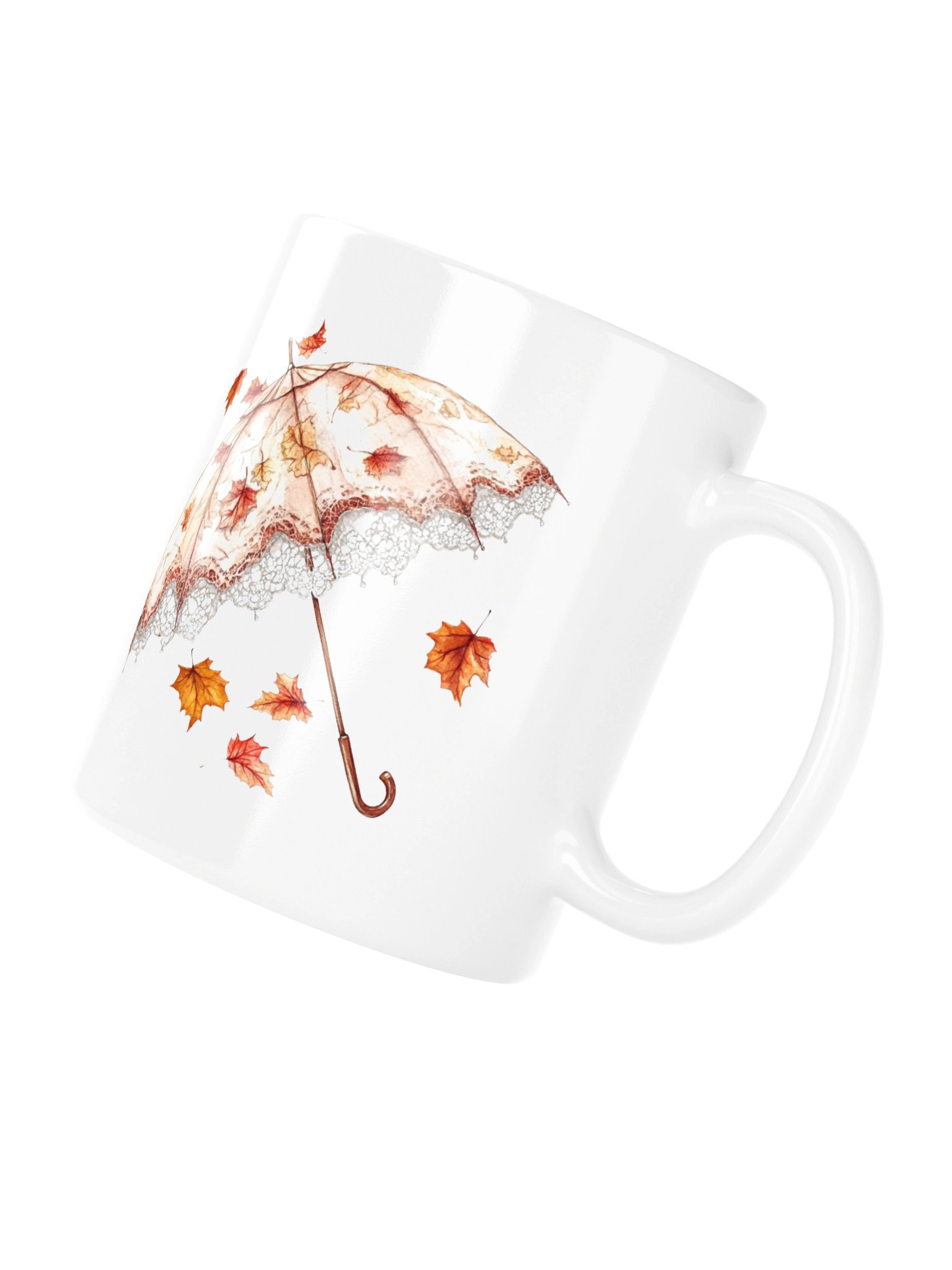 Golden Leaf Umbrella Mug — The Quiet Parlor Collection product image (5)