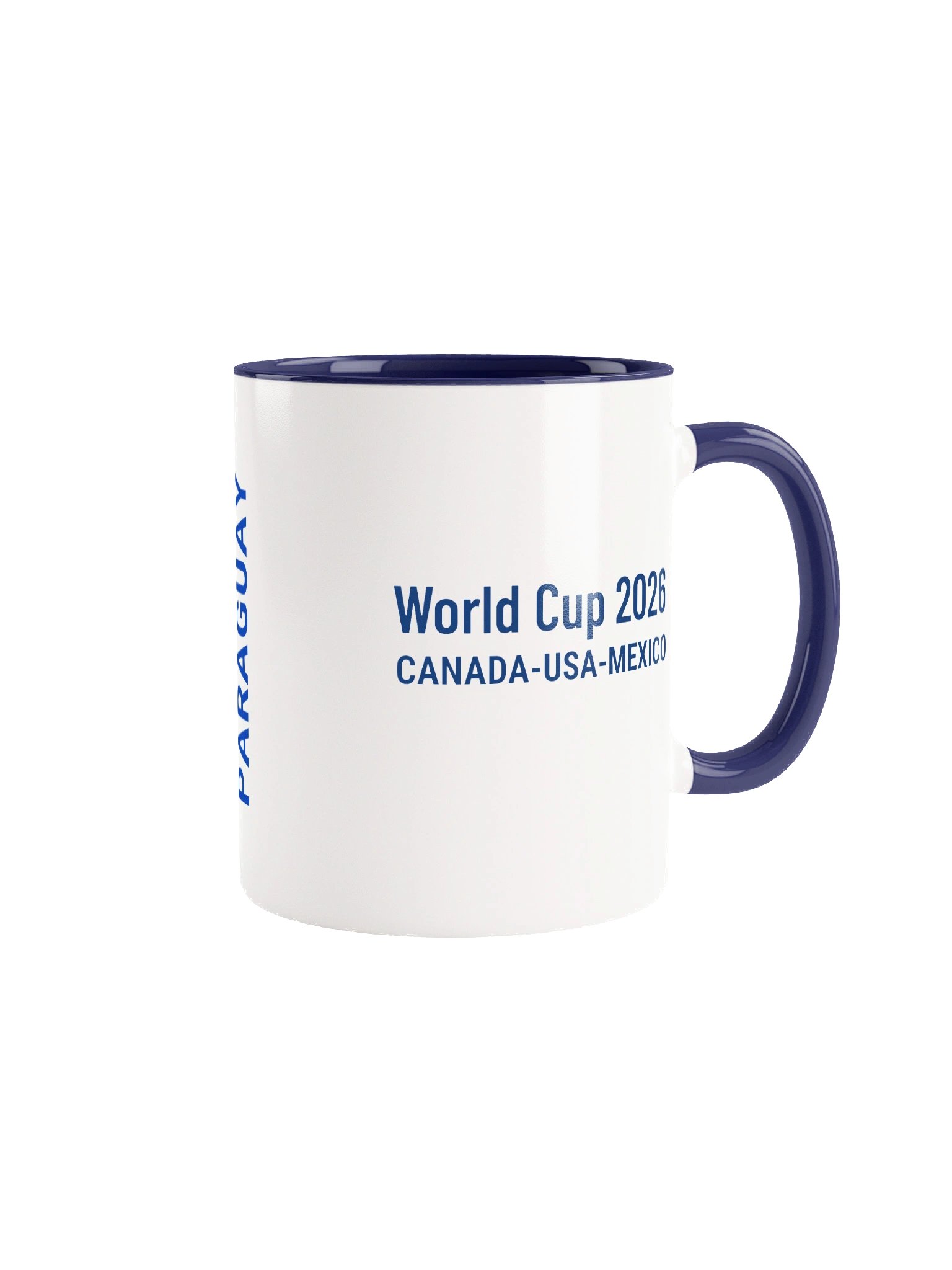 Paraguay 2026 World Cup Flag Mug - Paraguay Soccer Fan Coffee Cup - Premium Two-Tone Ceramic Mug product image (1)