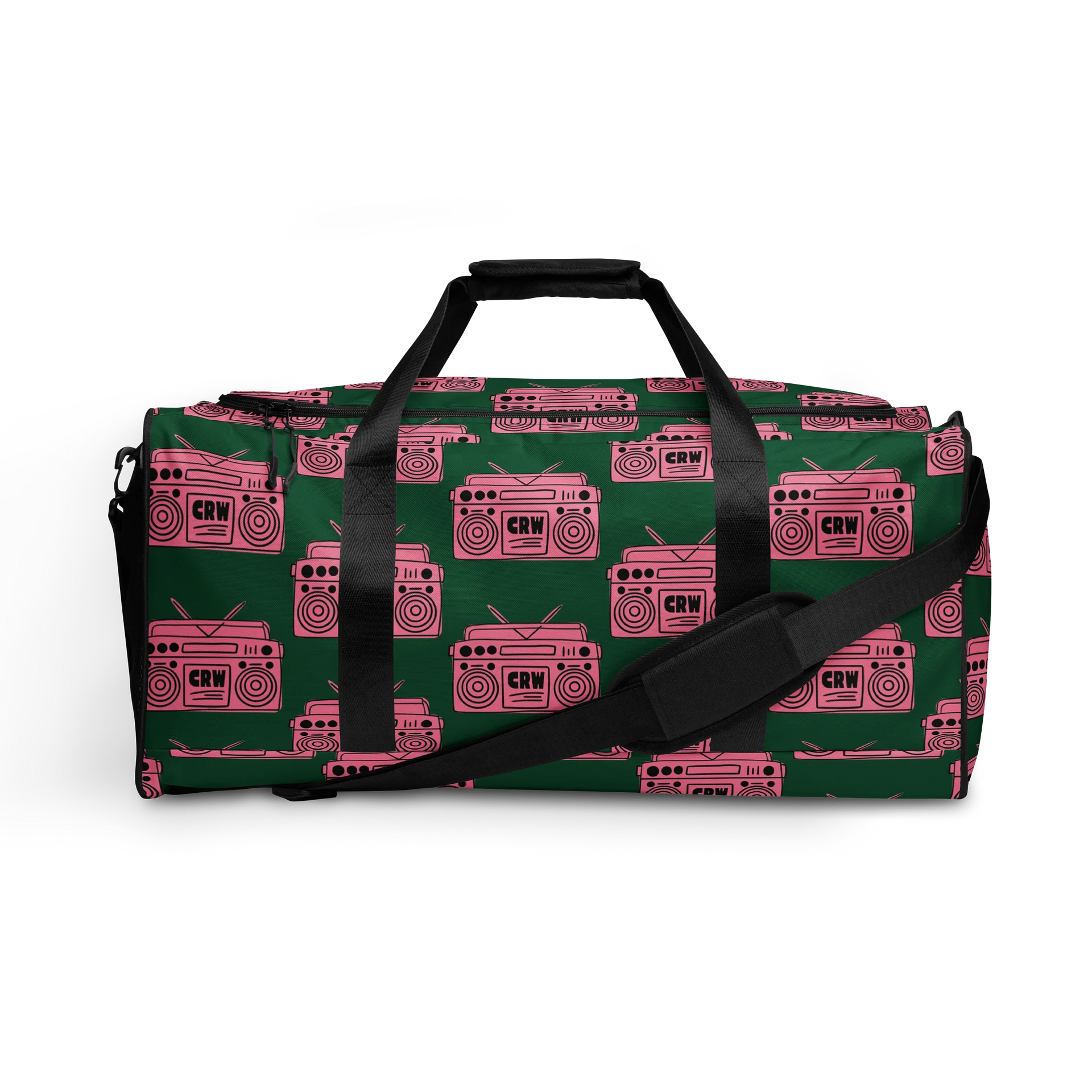 CRW Boombox Pink Logo Duffle Bag product image (1)