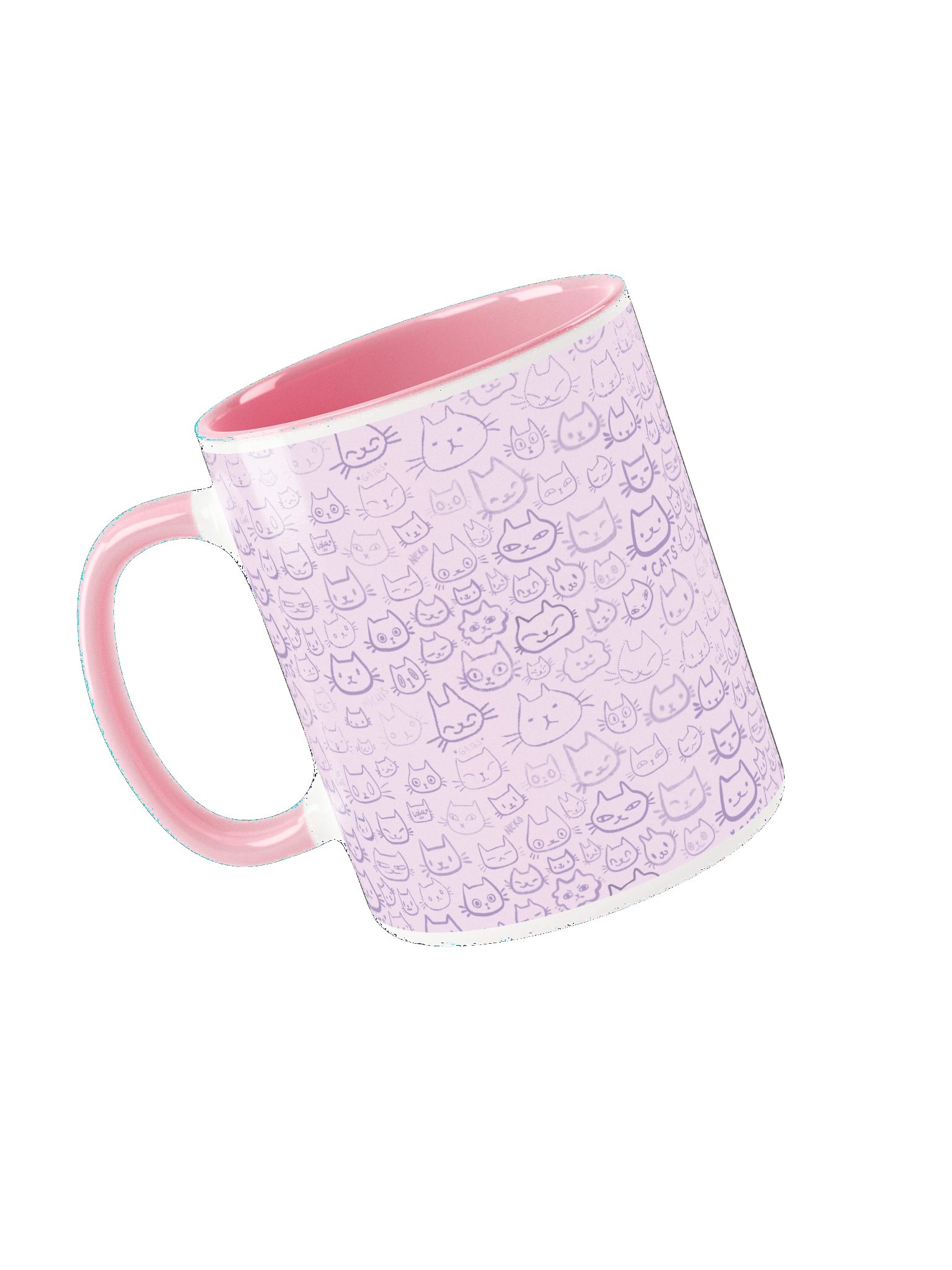 Many Cat Faces Ceramic Mug product image (3)