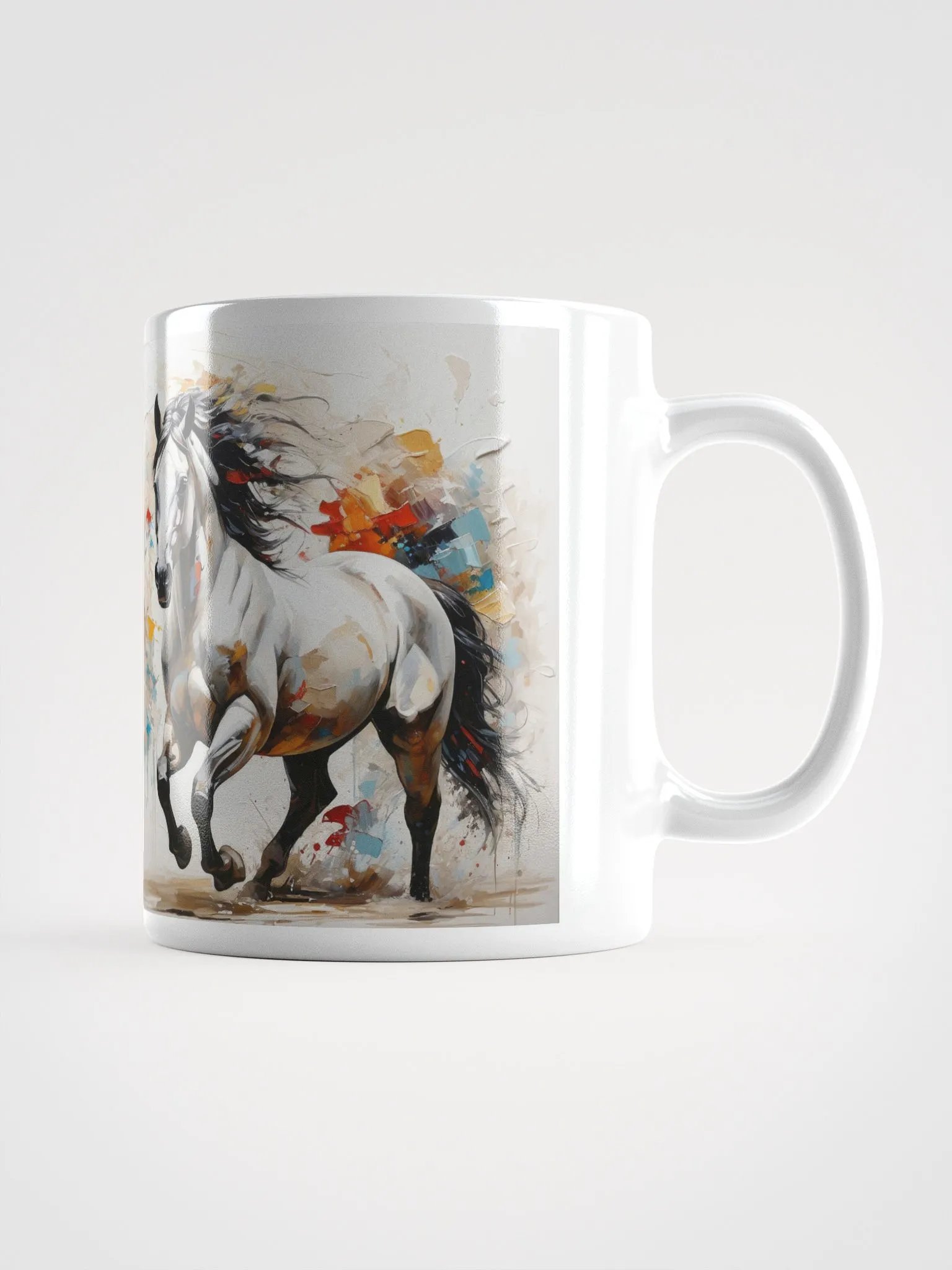 Freedom’s Run Ceramic Horse Mug product image (1)