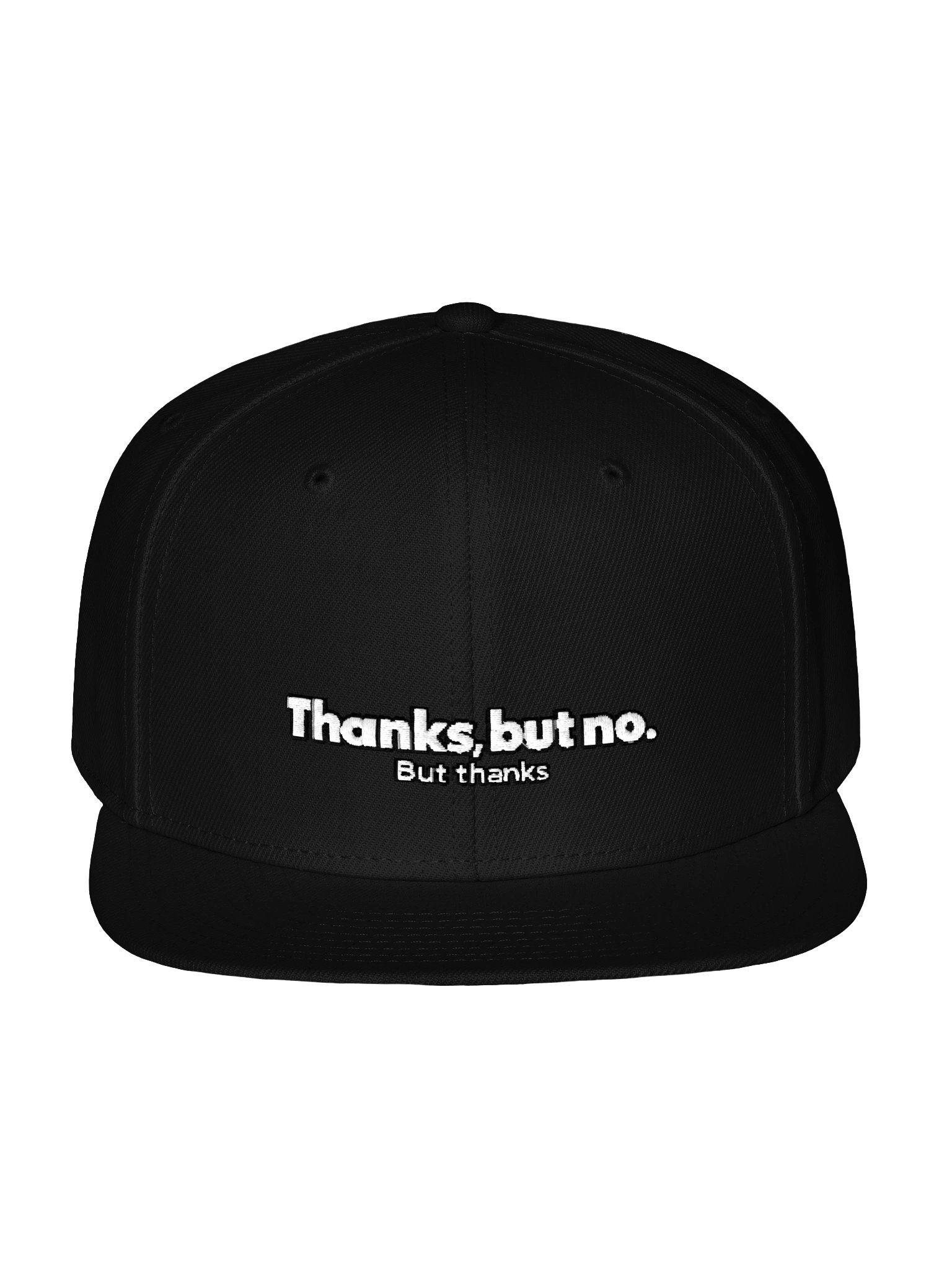 Thanks, But No Snapback Cap product image (1)