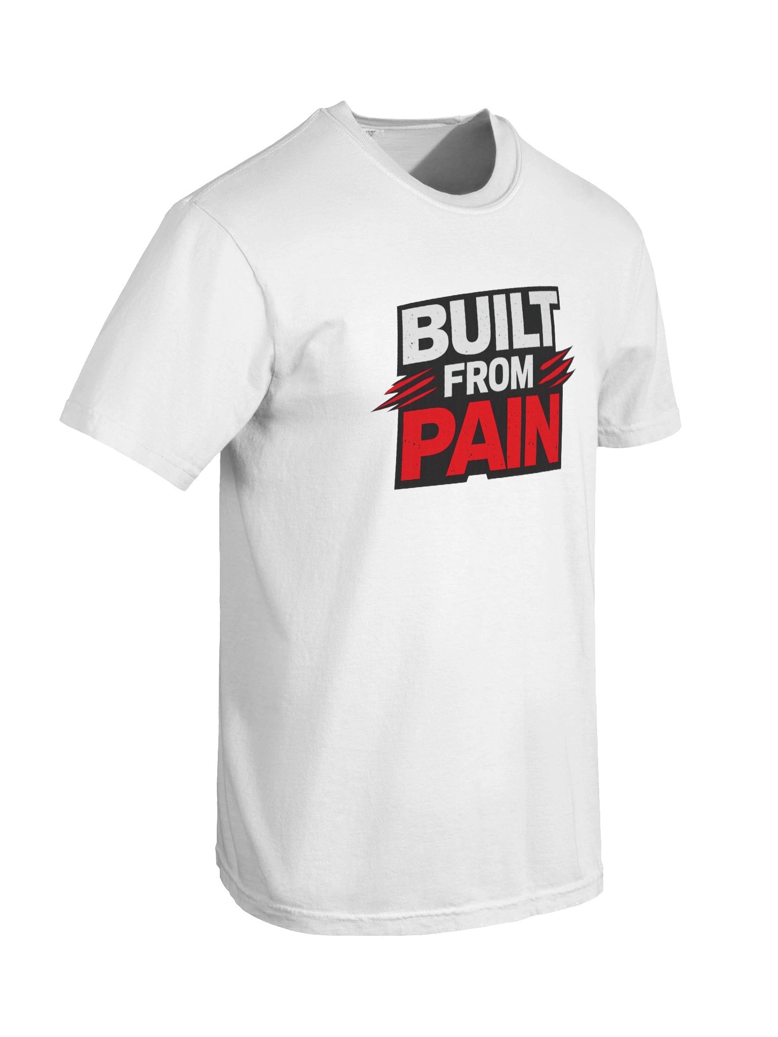 Built From Pain Tee – White Edition product image (6)