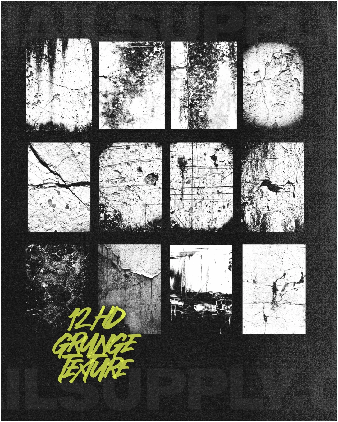 FREE 12 GRUNGE TEXTURES product image (1)