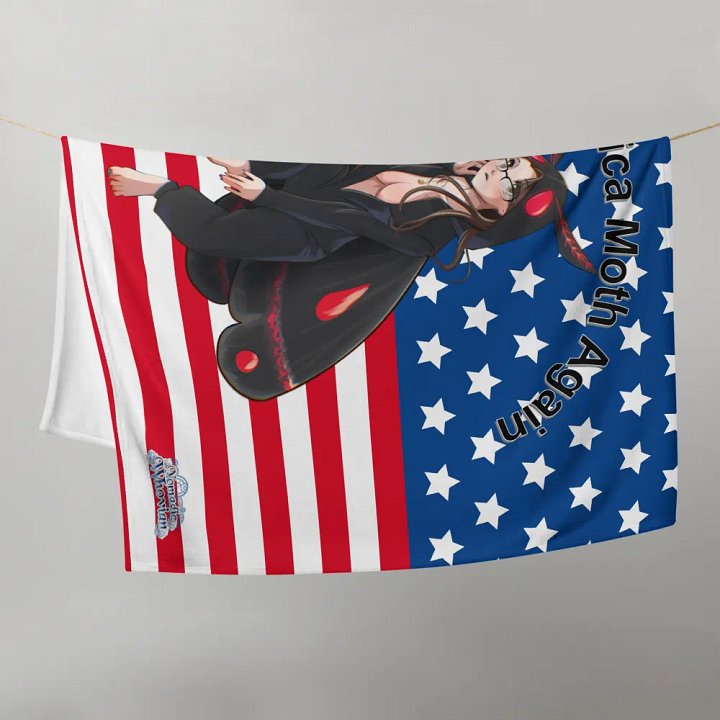 Whovie Moth for President Blanket product image (2)