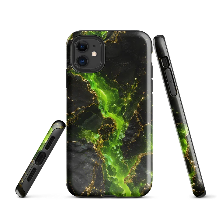 Radiant Uranium Green Geode Marble Texture - Women Girls Teen,Full-Body Protection From Scratches, Soft TPU Anti-Drop Shockproof Case Cover product image (7)