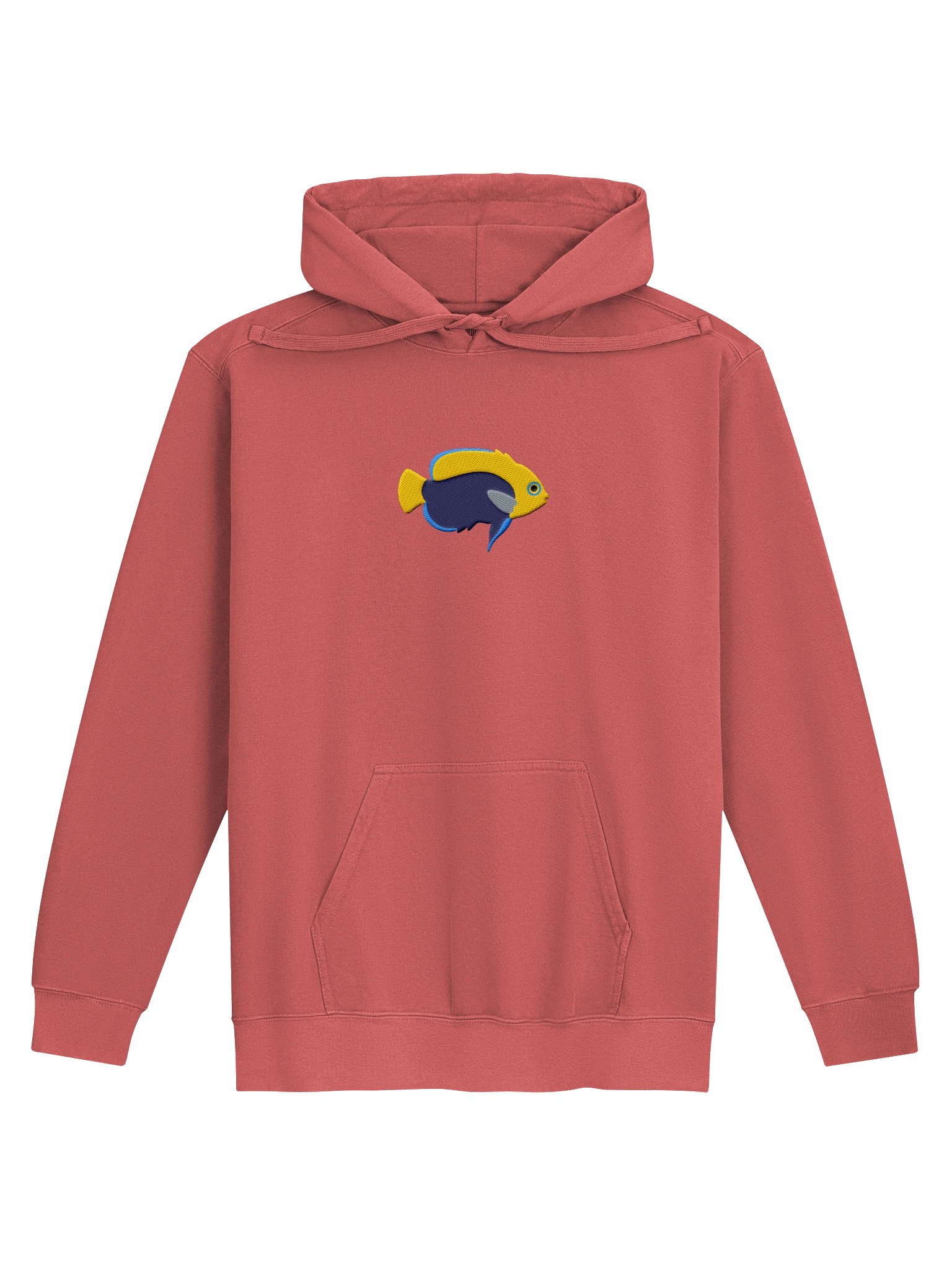 Flameback Angelfish Premium Hooded Sweatshirt (Embroidered) for Reef and Marine Aquarium Lovers product image (17)