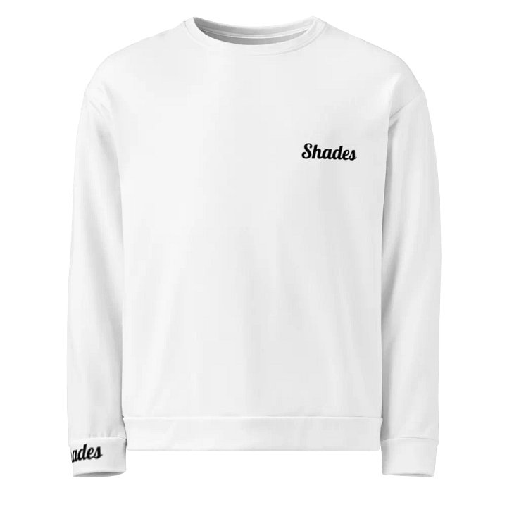 Shades Statement Sweatshirt (White) product image (1)