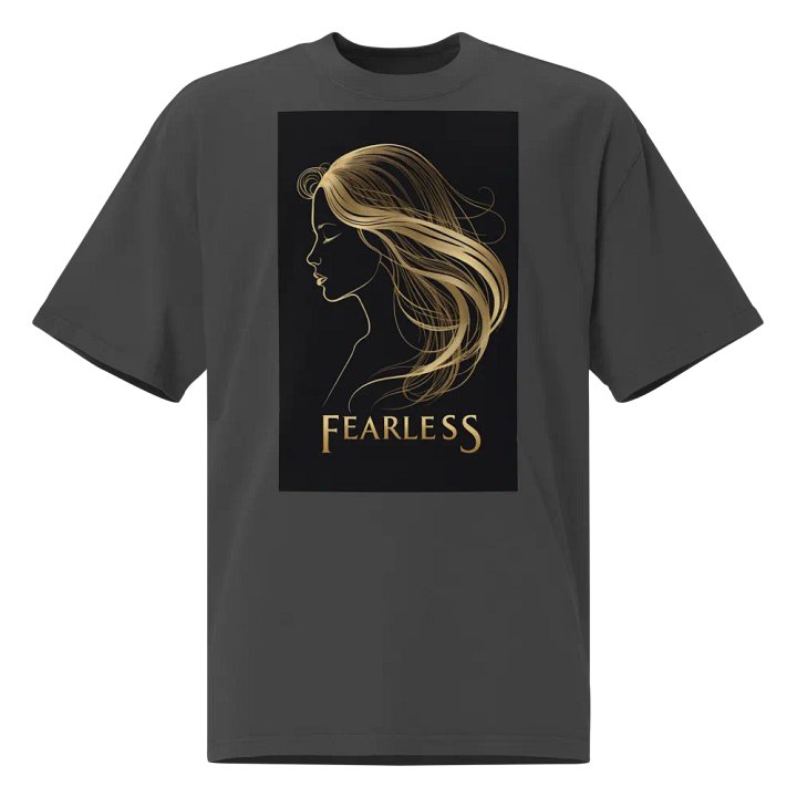 Fearless Women's T-Shirt - Elegant Gold Design product image (1)