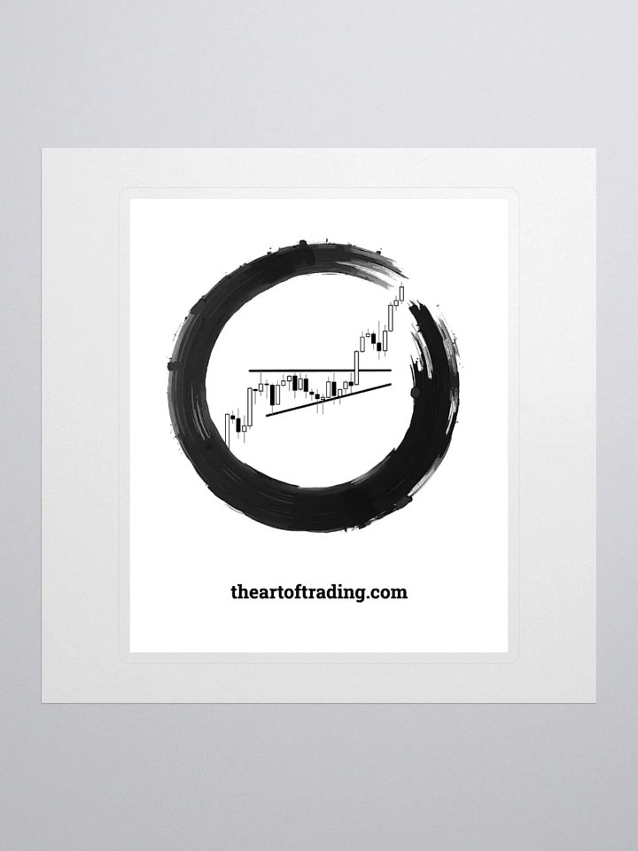 The Art of Trading Sticker (White) product image (1)