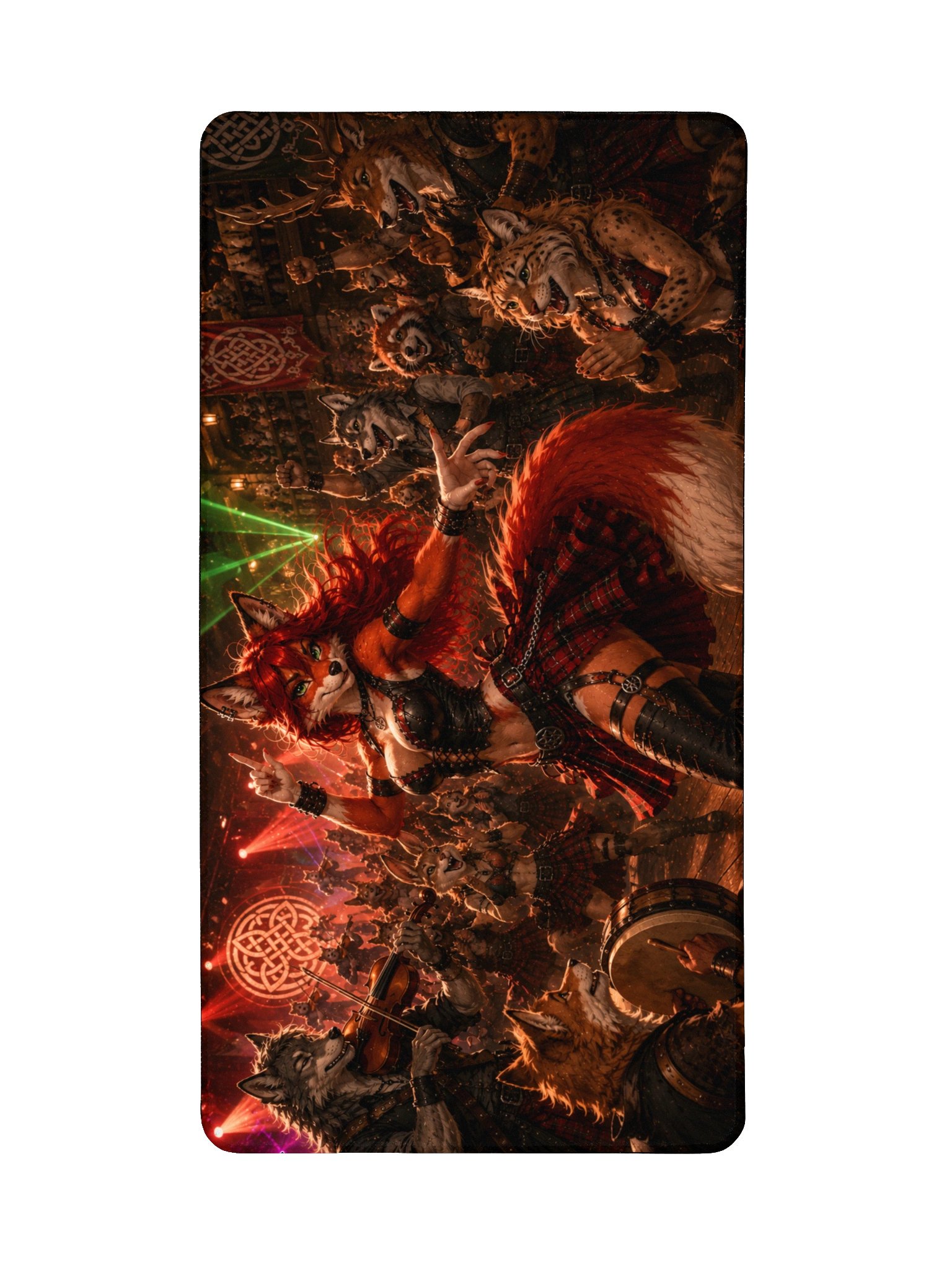 Red Fox Reel Deskmat product image (2)