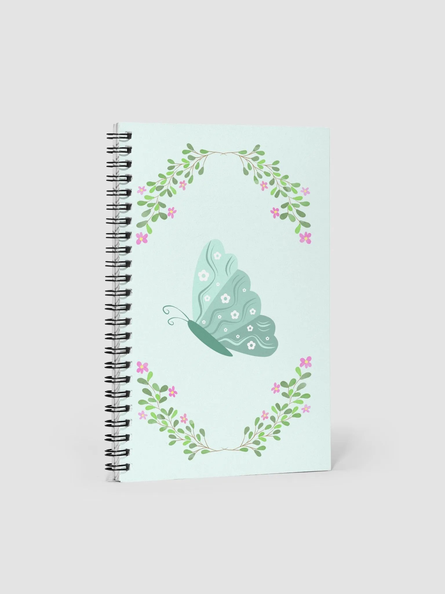 Fluttering Blooms Spiral Notebook product image (1)