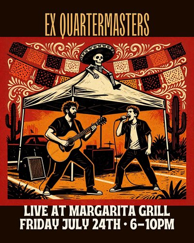 This Friday July 24, we will be at Margarita Grill in Pelham! Come get the best Mexican food around and hang with us! Even if...