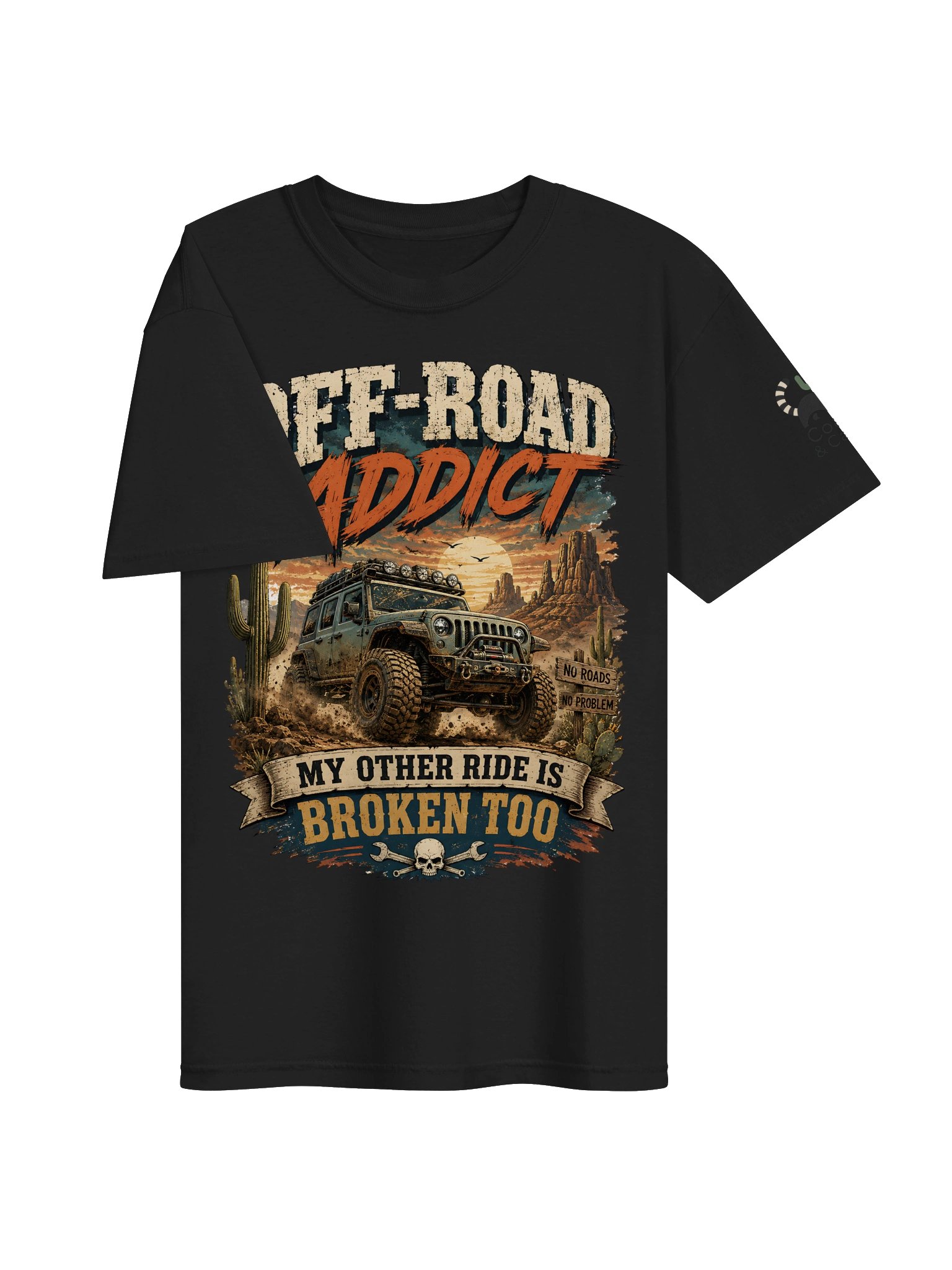 Off-Road Addict Desert Jeep Tee product image (3)
