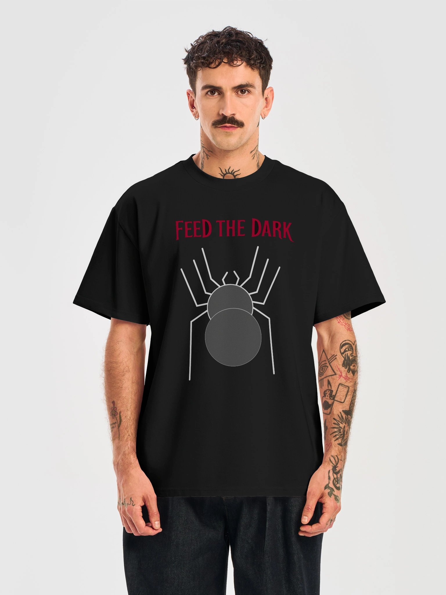 Feed The Dark Spider Graphic Tee product image (5)