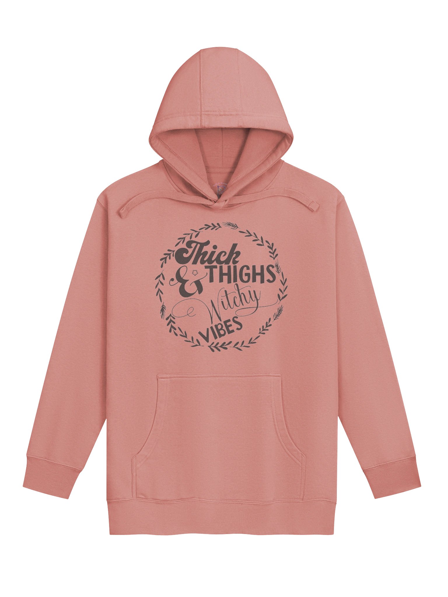 Thick Thighs and Witchy Vibes – Witchy Graphic Hoodie product image (4)