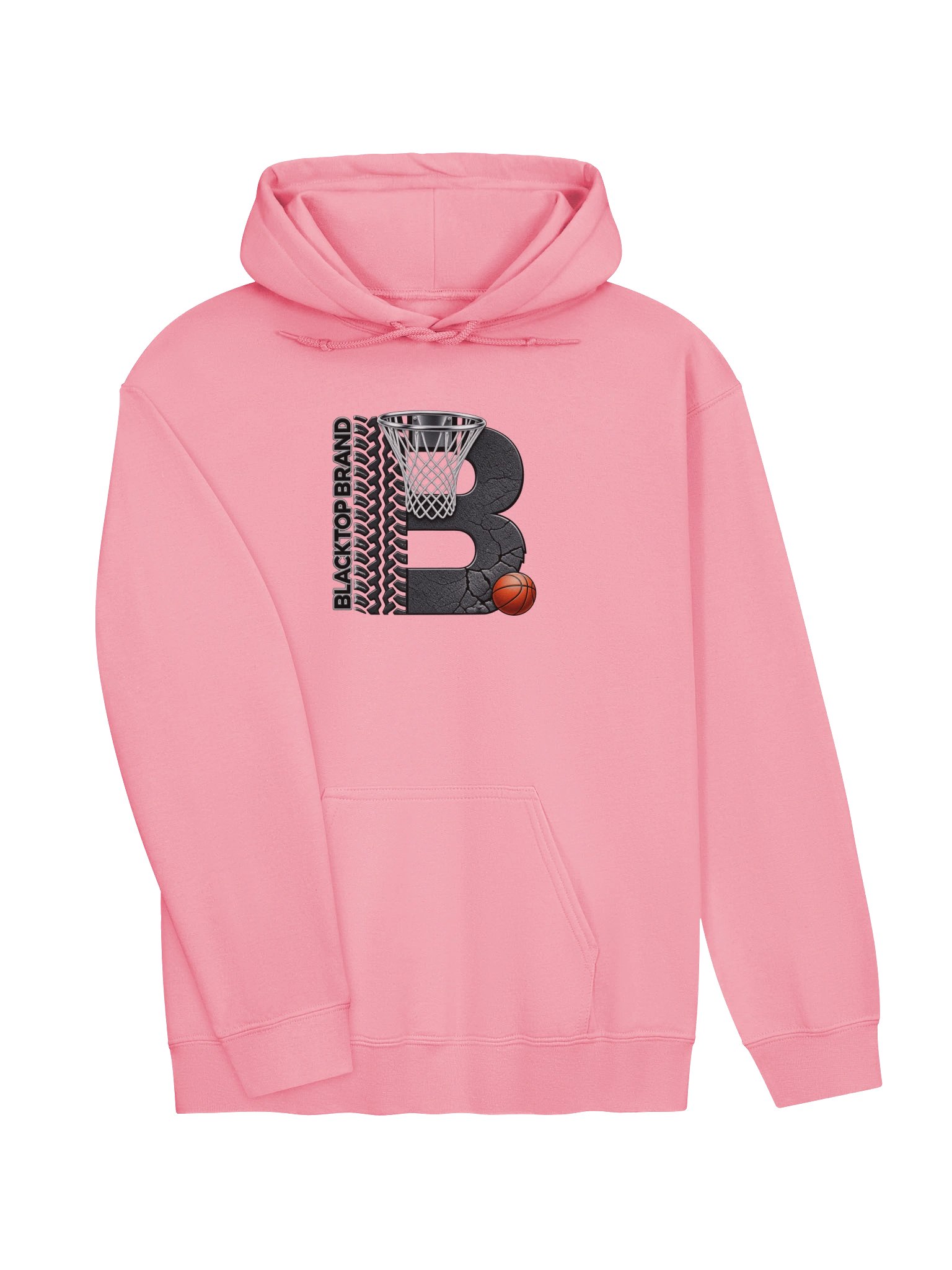 Blacktop Brand Basketball Logo Hoodie product image (3)