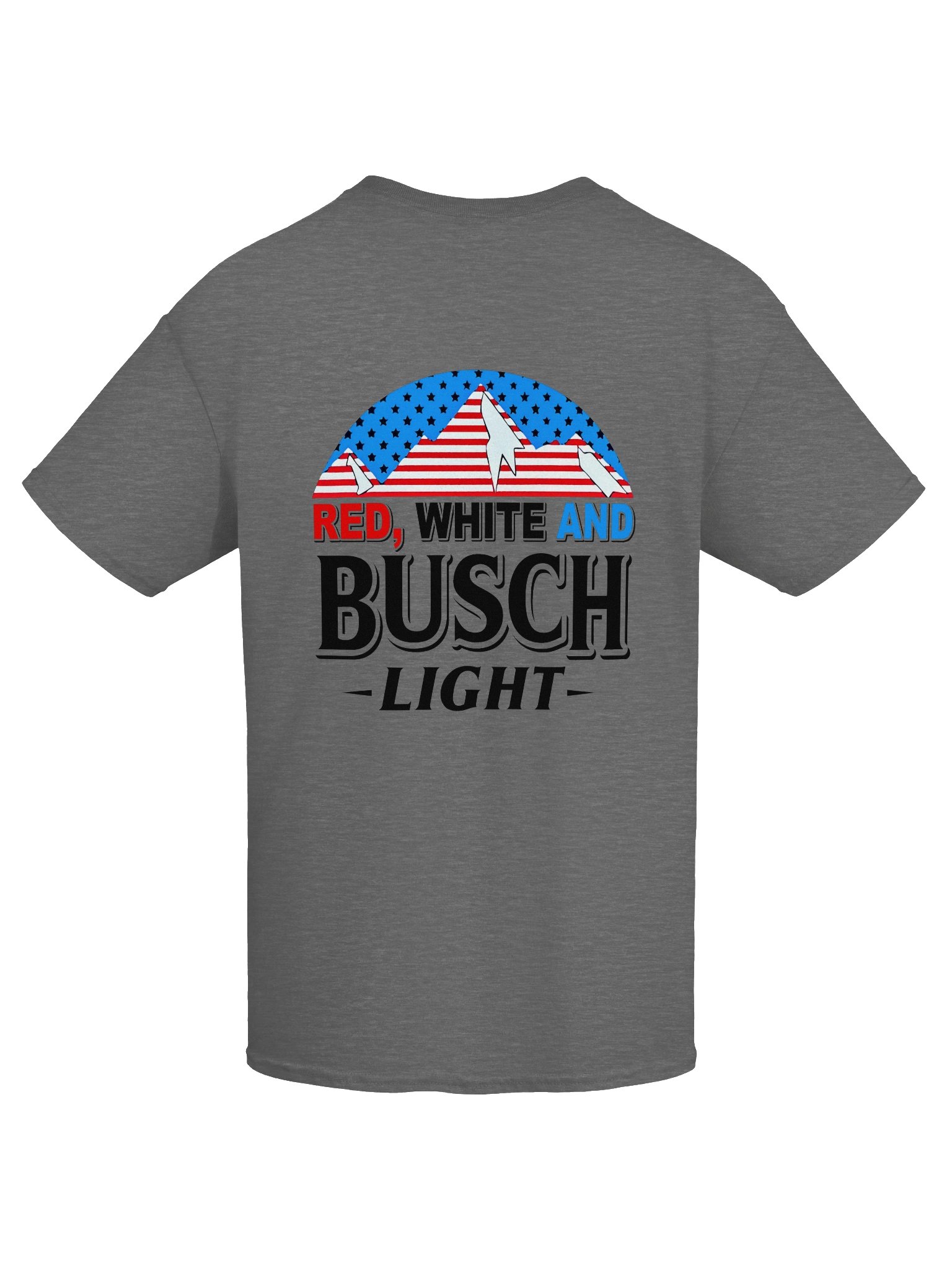Red, White and Busch — Minimal Patriotic Graphic Tee product image (51)