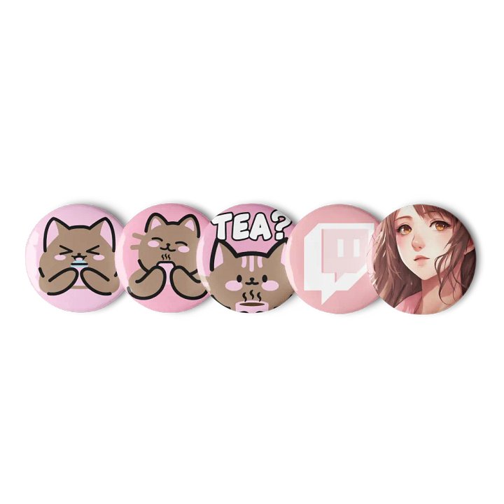 Soft Twitch Chatter Pin Buttons product image (1)