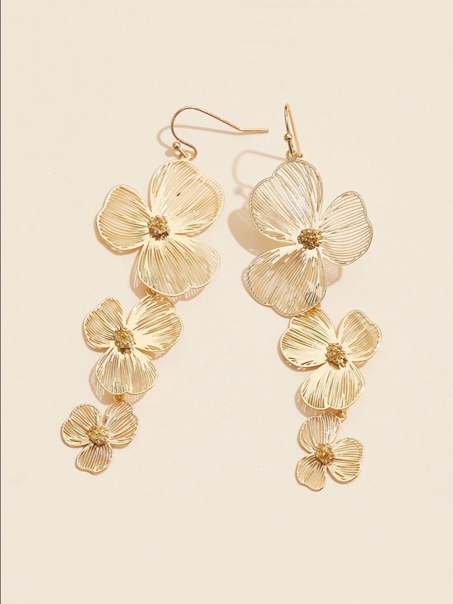 Statement Floral Earrings product image (1)