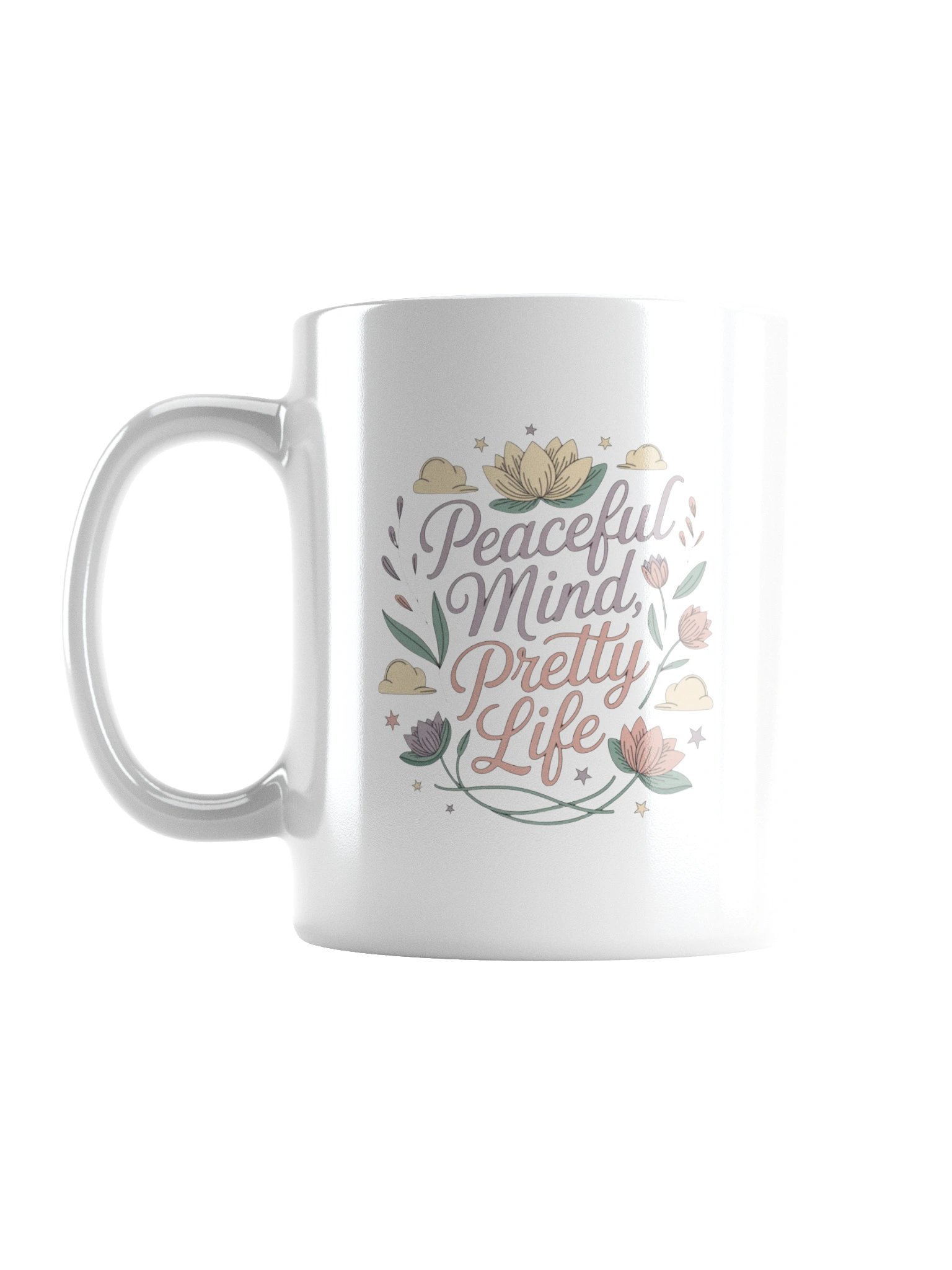 Peaceful Mind Pretty Life Coffee Mug product image (1)