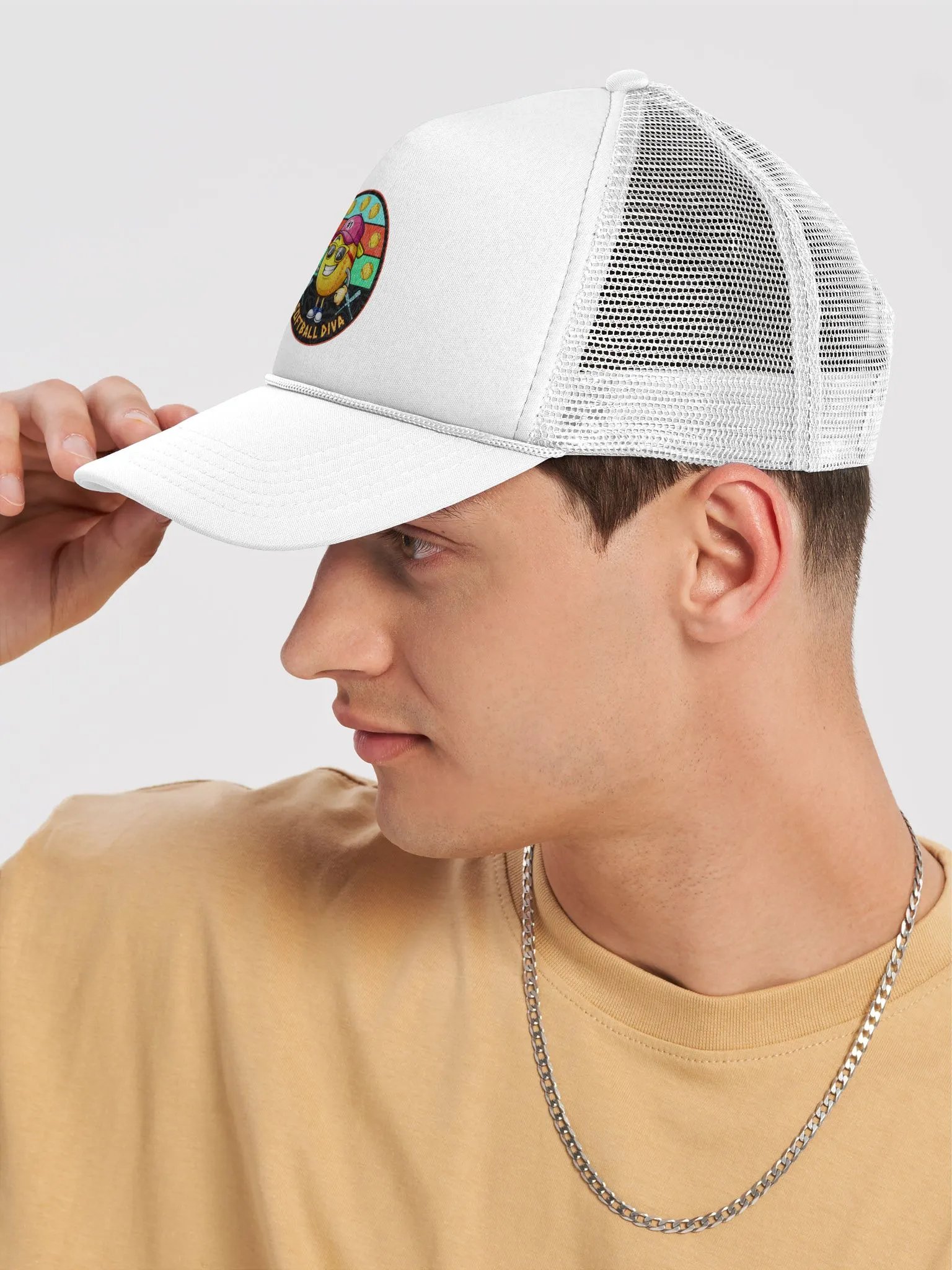 Softball Diva Foam Trucker Hat product image (8)