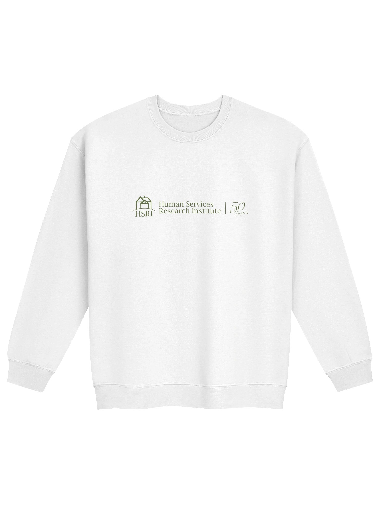 HSRI 50th Anniversary Crewneck Sweatshirt - White product image (1)