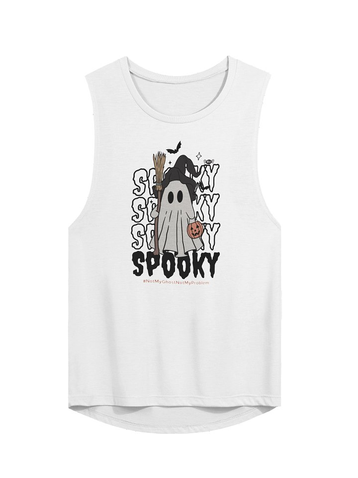 Stay Spooky Witch Ghost Racerback Muscle Tank product image (1)