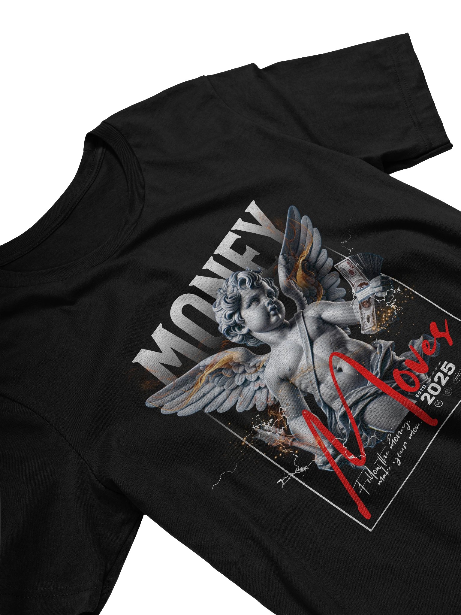 Fiery Wealth Angel T-Shirt product image (3)