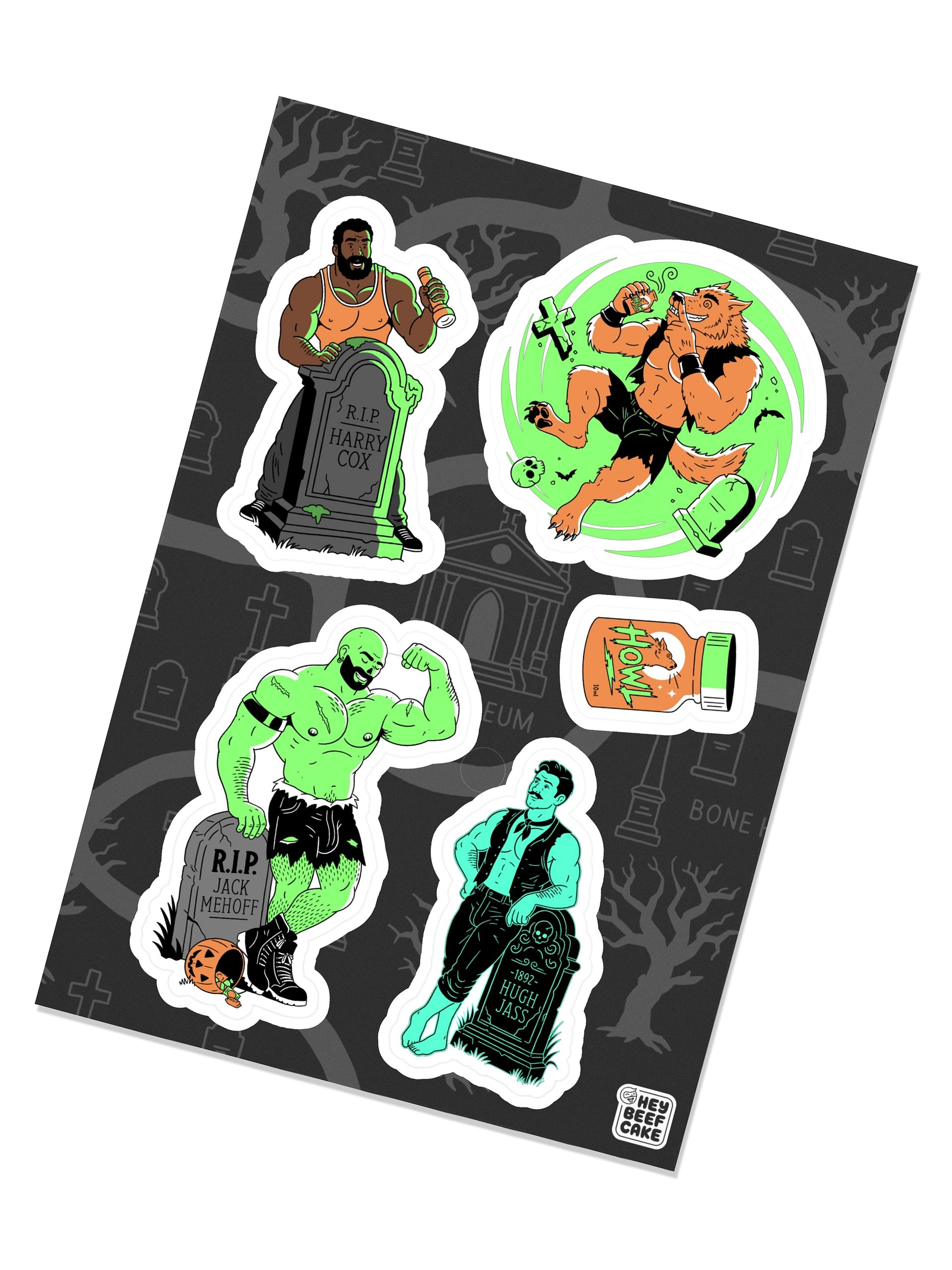 THICC or TREAT 2026 Sticker Sheet product image (2)