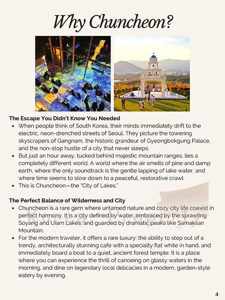 Chuncheon: The Ultimate Nature Escape From Seoul product image (2)