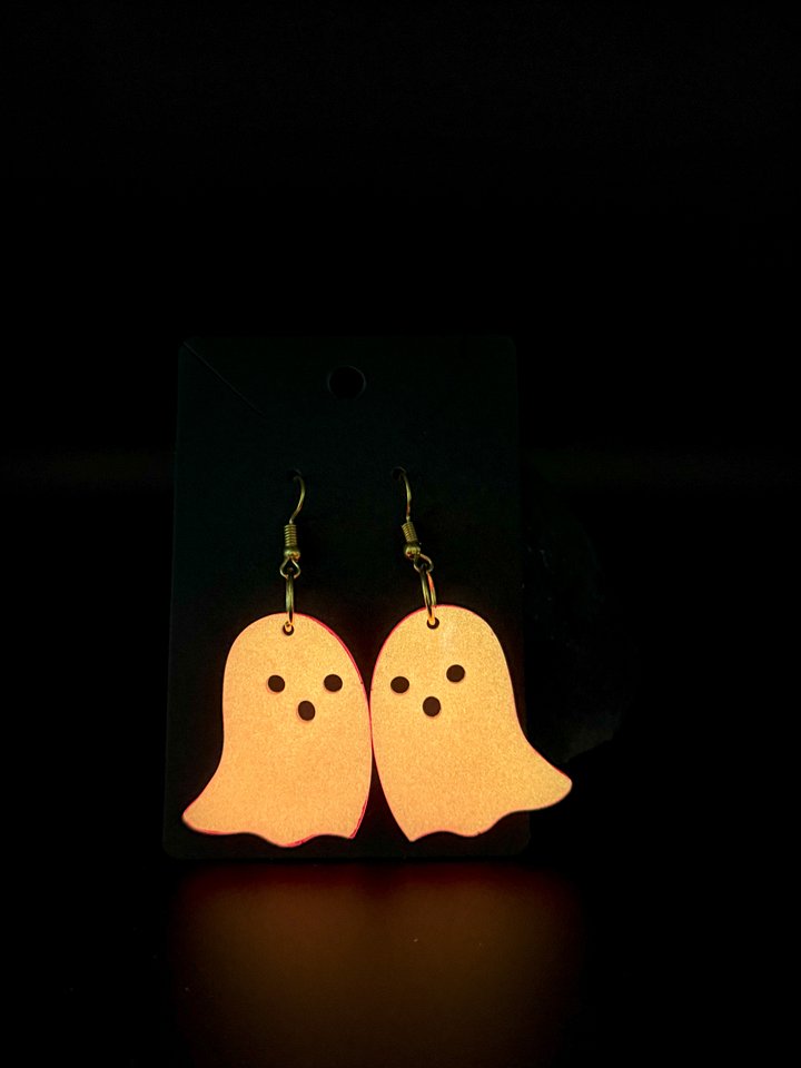 Resin Earings - Ghosts product image (2)