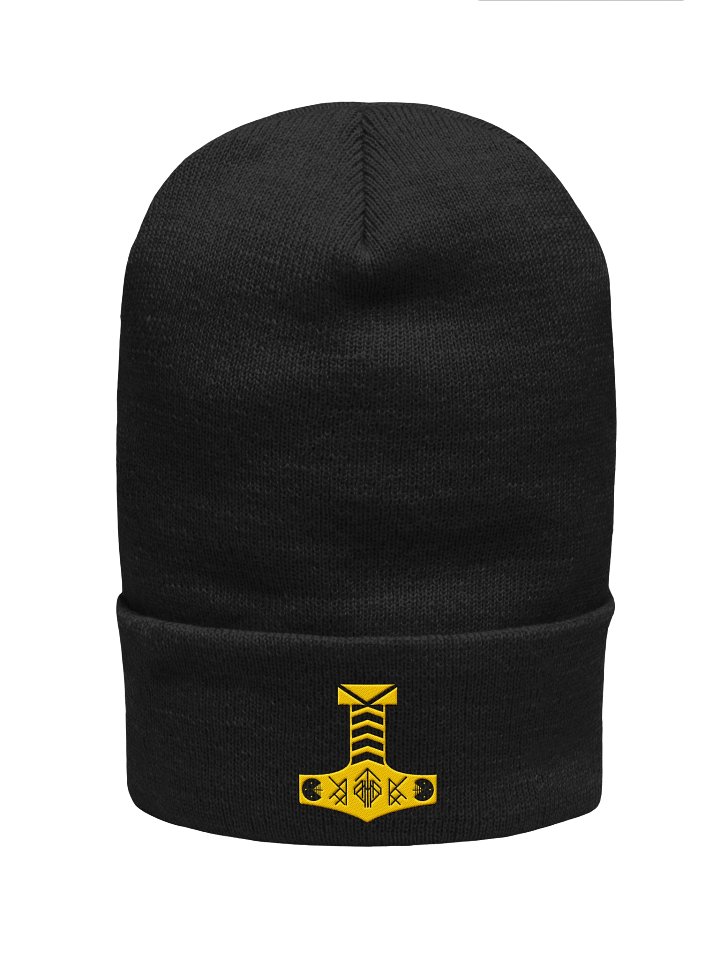 Mjölner with Bindrunes - Beanie product image (1)