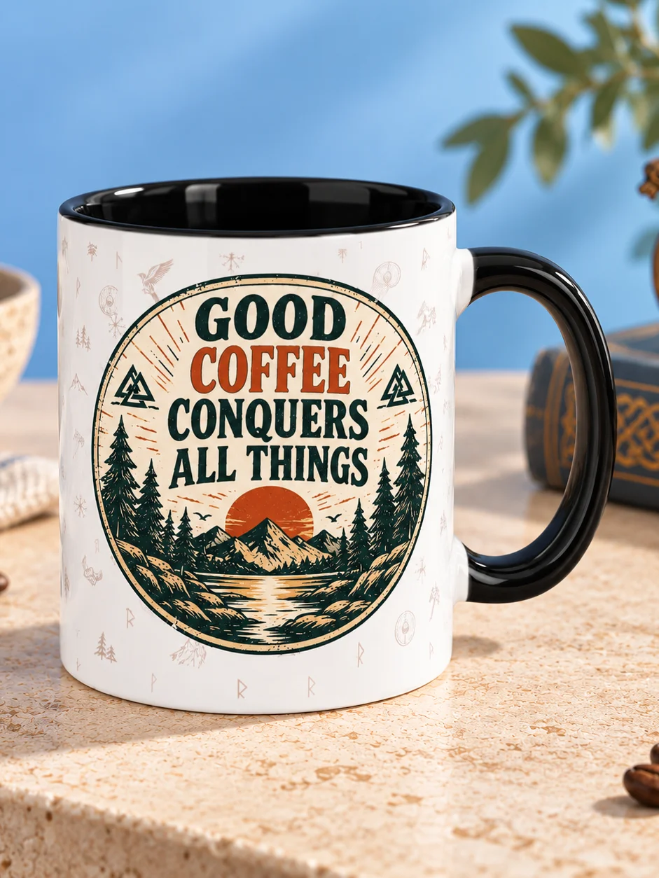 The Berserker Decaf Club Mug: First We Fuel, Then We Raid product image (2)