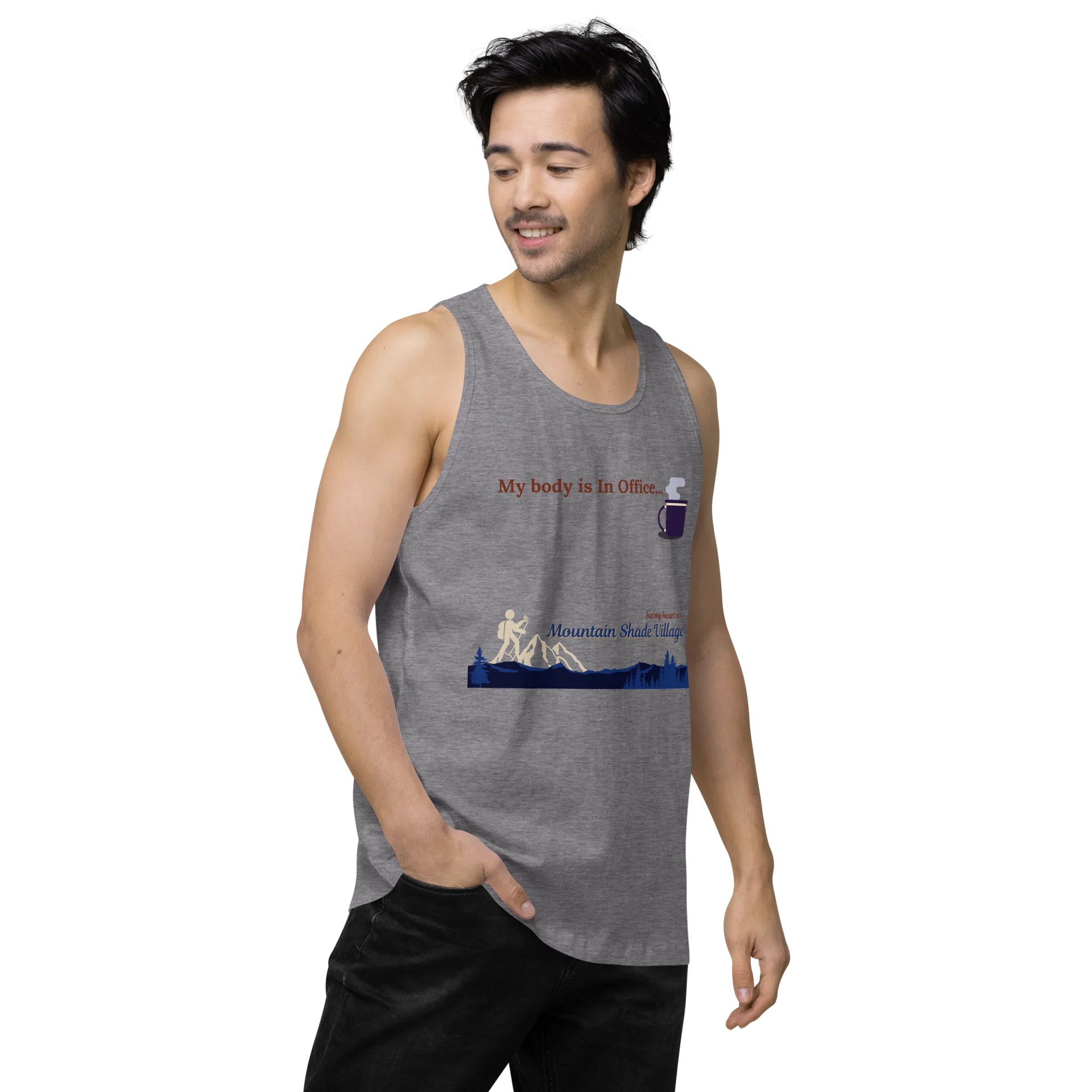 My Body is In Office Tank Top product image (24)