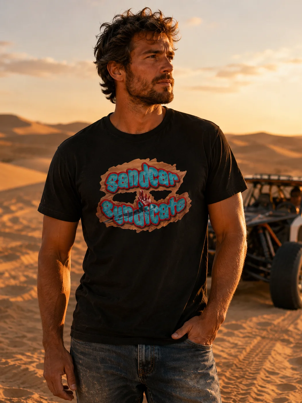 Sandcar Syndicate #1 - Ride Like Hell Glamis Tee product image (1)