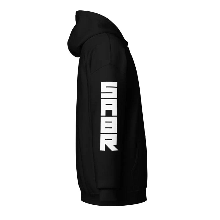 SABR White Logo Sleeve Unisex Heavy Blend Zip Hoodie product image (1)
